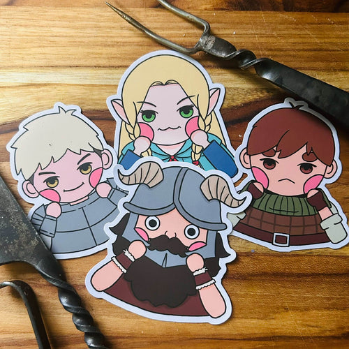 dungeon meshi sticker set