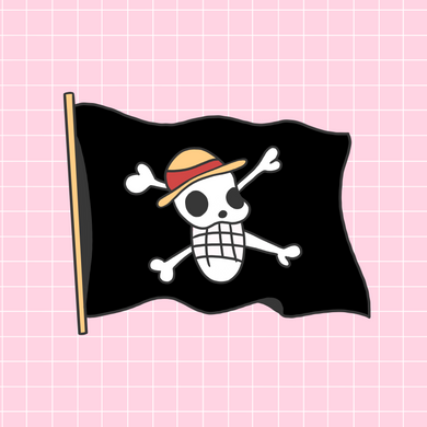 Luffy's flag ☆ enamel pin