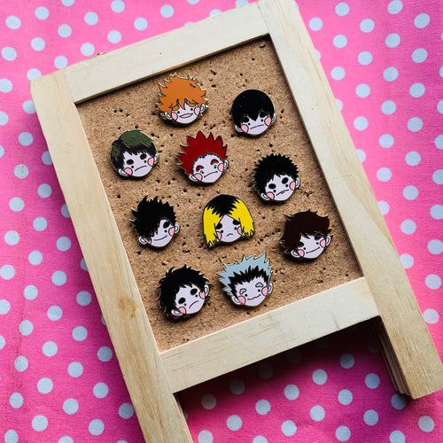 HQ chibi pin set ☆