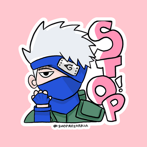 sensei says STOP! ♡ sticker