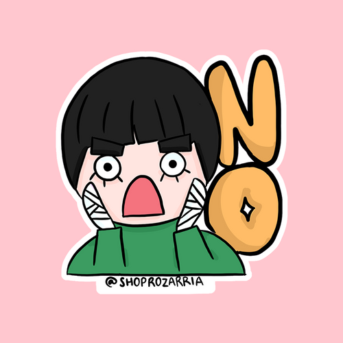 ninja NO ♡ sticker