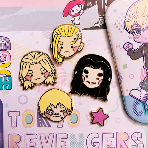 Tokyo ☆ Revengers chibi pin set