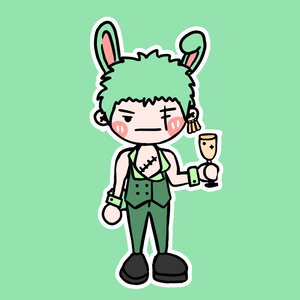 bunny swordsman ♡ sticker